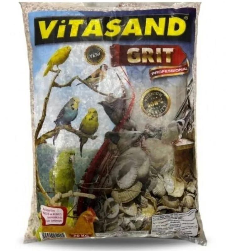 Vitasand GRİT KUŞ ÇAKILI KALIN TANELİ 20 KİLO